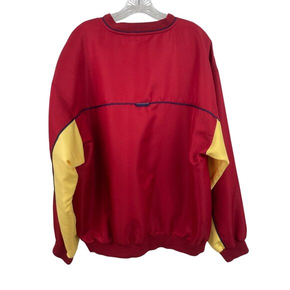 Cutter and Buck Colorblock Golf Mens Large Pullover Wind Rain Vintage 90s - Picture 2 of 11